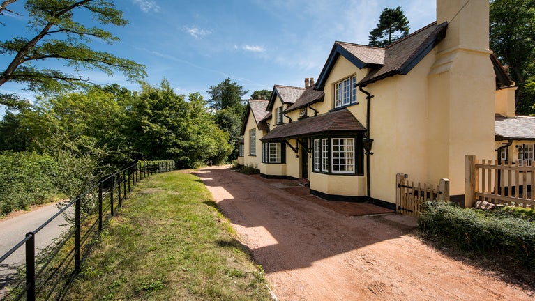 The exterior of Crabtree School House, Devon